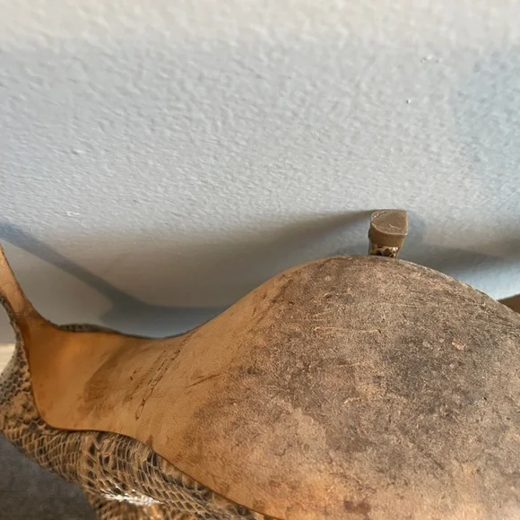 Jimmy Choo Snakeskin Leather Tall boots - Picture 9 of 11